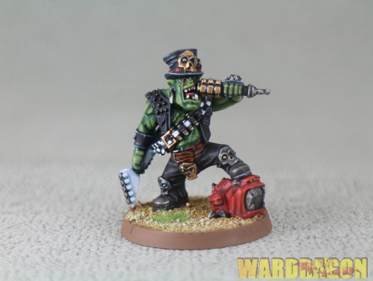 Warhammer Commemorative series WDS painted Orks Goff Rocker q50 | eBay