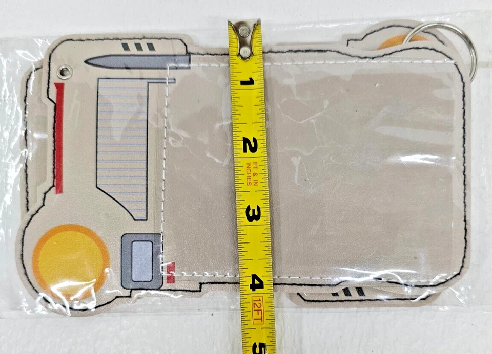 Paquete de 2 protectores de tarjetas lindos de 4,25 X 6,5 pulgadas, soporte de identificación de cuero sintético de dibujos animados Foto 3 de 4