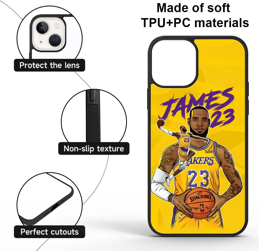 LeBron James Graffiti Phone Case For iPhone and Samsung
