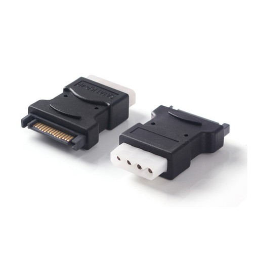 15Pin Sata Serial ATA Male to Molex IDE 4 Pin Female MF Hard Drive