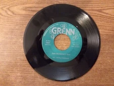 1950S VG RARE GRENN LABEL AL RUSS love me tenderly/san francisco bay 14081 45