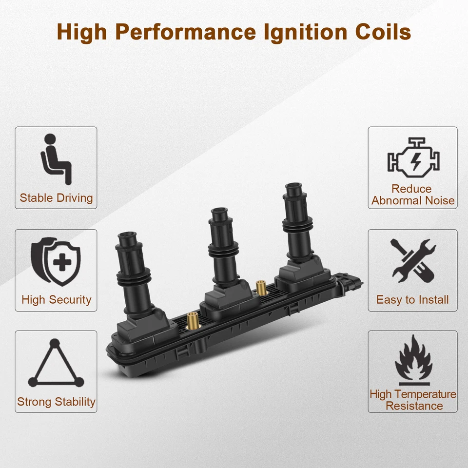 Ignition Coils & Spark Plugs For Saturn LS LS1 LW1 2000 LS2 LW2 3.0L 2000 - Image 3 of 4
