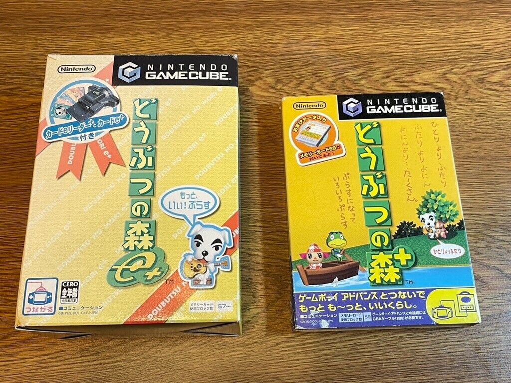 Game Cube GC Nintendo Gamecube Doubutsu no Mori e+ Animal Game Cube GC Nintendo Gamecube Doubutsu no Mori e+ Animal