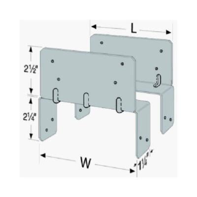 Simpson Strong Tie BC6Z ZMAX Galvanized 18-Gauge 6X Post Cap/Base 10-per Box eBa