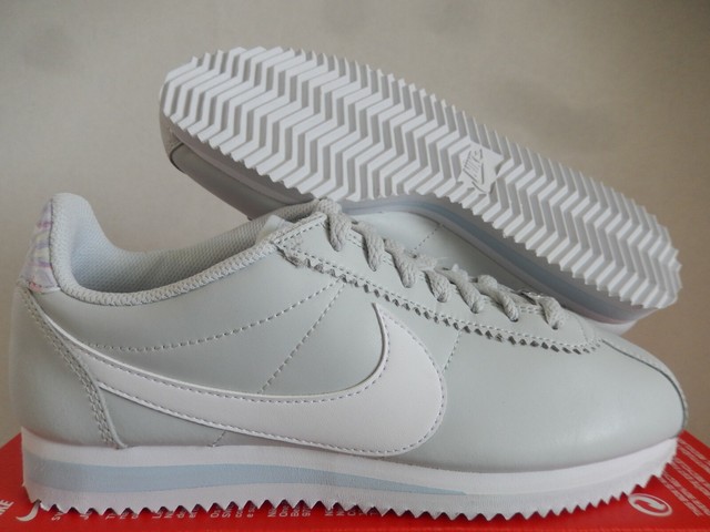 nike cortez pure white