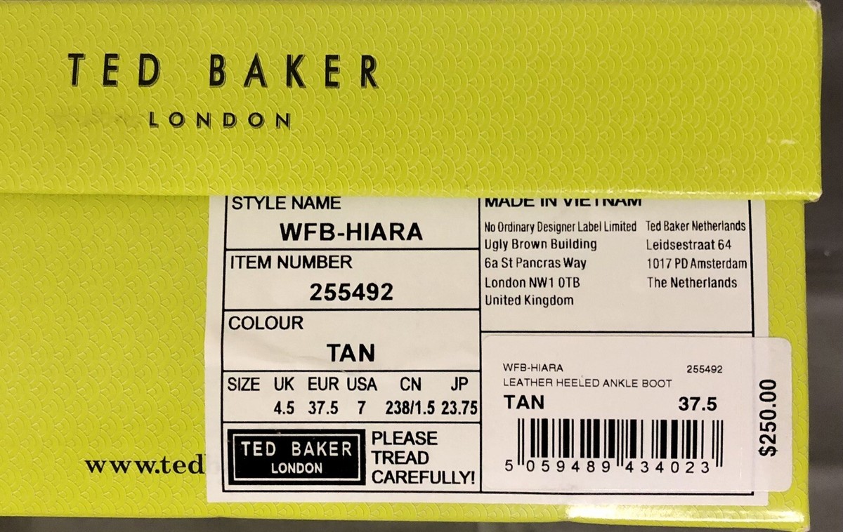 TED BAKER WOMENS HIARA TAN BOOTIE size 7 Brand New | eBay