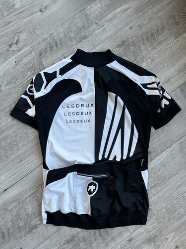 Assos men's black/white cycling equipment jersey Size: L - Picture 11 of 13