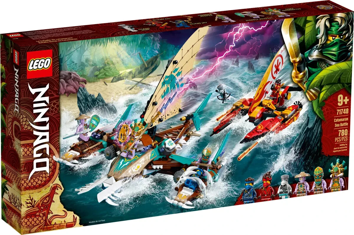 Lego Catamaran Sea Battle 71748 NINJAGO Minifigure Building Set | eBay
