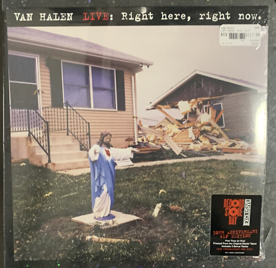 VAN HALEN LIVE: RIGHT HERE, RIGHT NOW RSD 23 4LP RED COLORED VINYL 
