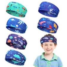 Sweatbands for Kids - Non Slip Breathable Kids Athletic Sweatband Cartoon