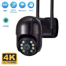 4K 8MP Wifi IP Wireless Outdoor PTZ Camera HD Security Camera 1080P Surveillance