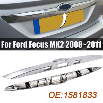 Heckklappengriff Für Ford Focus MK2 08-11 Kofferraum Chrom Leiste Lenker 1581833