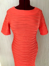 Evening Coral colour bodycon dress size 14 Kaleidoscope