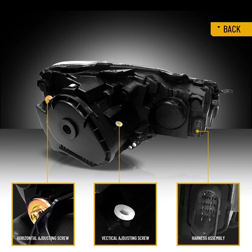 VLAND For 2010-2014 VOLKSWAGEN Golf 6 MK6/Jetta Wagon LED Headlights Sequential - Picture 9 of 13