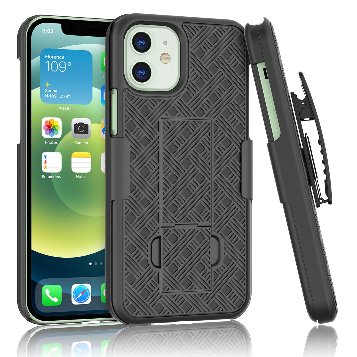 Card Holder Iphone 12 Case Belt Clip FOR IPHONE 12 PRO MAX