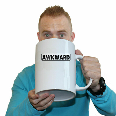 Awkward - Funny Novelty Massive Large Giant Coffee 2 Litre Mug 123t | eBay  Australia
