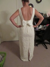 Wedding size 12 ivory pearl beaded