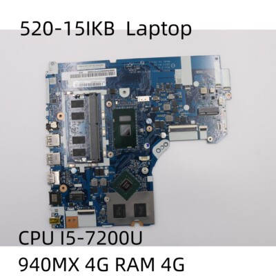 For Lenovo ideapad 520-15IKB Motherboard I5-7200U 940MX 4G RAM 4G