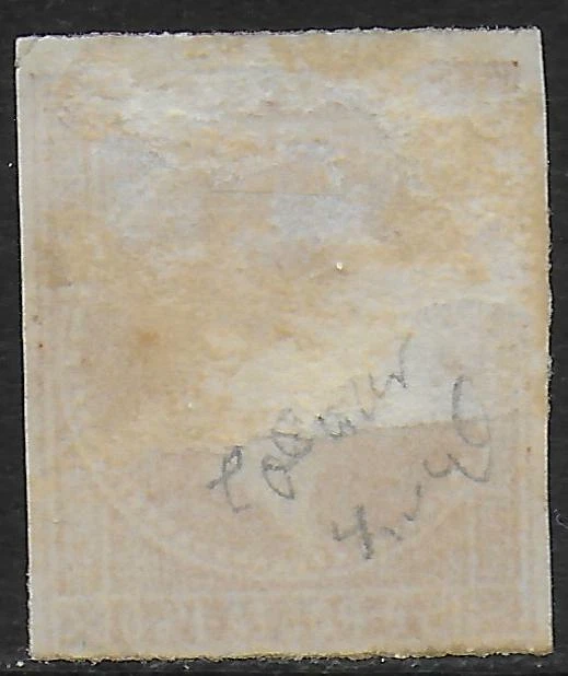 Sellos de Rumania 1872 MI 37 Impermeabilizados PRUEBA en Negro UNG VF Foto 2 de 2