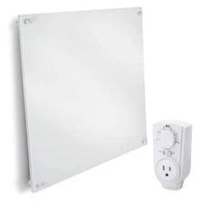EconoHome Wall Mount 400 W Heater Panel - with Thermostat