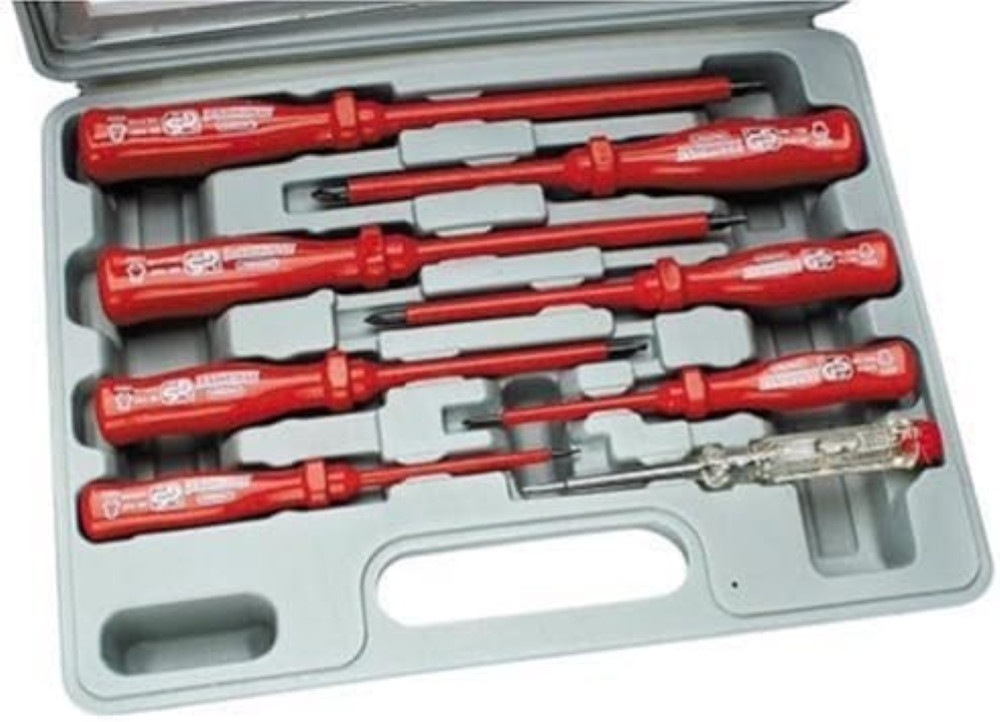 Mannesmann M 1187-8-PL Kit Giraviti Isolati per Elettricisti 1000V