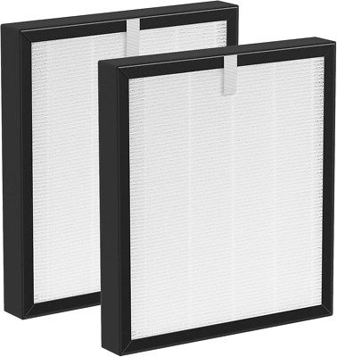 Filter for Tolife Air Purifier TZ-K2, 2 Pcs H13 HEPA Activated Carbon Pre-Filter