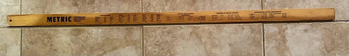 Delta Airlines Vintage 48 inch Wood Ruler