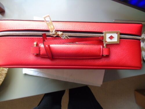Estee Lauder Red Vanity Case, Brand New, Never Used - Picture 2 of 4