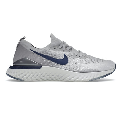 Nike Epic React Flyknit 2 Running - 2021 - Grau Blau - Größe UK 11 (EU 46) US 12