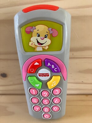 Fisher Price Laugh & Learn Puppy Remote Pretend Play Baby Toy Numbers ABC 2015