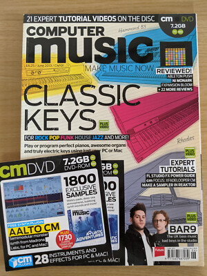 Computer Music Magazine Issue 191 (June 2013, Classic Keys, Bar 9, with DVD)