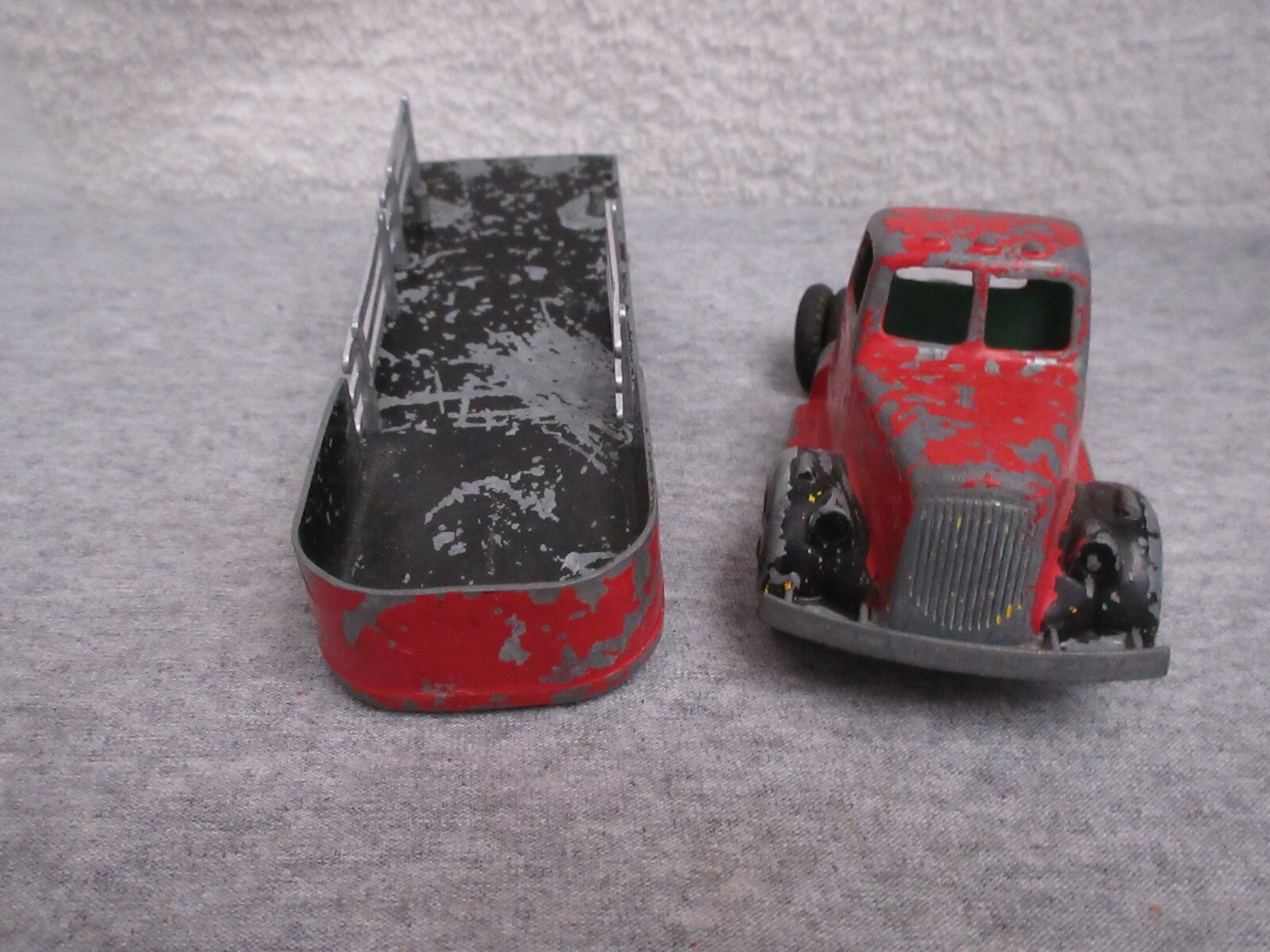 vintage diecast Tootsie Toy semitruck and trailer lot X eBay