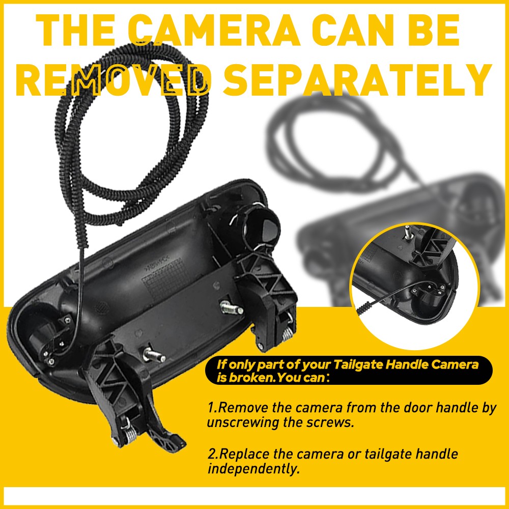 Tailgate Handle with Rear View Camera Backup Camera Fit Ford F150/F250/F350/F450