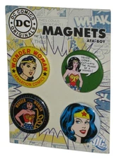 DC Comics Wonder Woman Ata-Boy Magnet Button Set