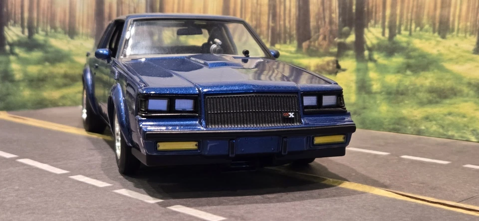 1/18 GMP 1987 Buick GNX Drag Strip 3.8 SFI Turbo Blue Diecast Model **READ** - Image 2 of 4