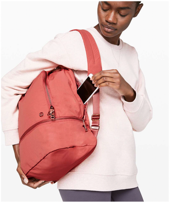 COPY - ?️ Coral Lululemon Backpack Lululemon City Adventurer Backpack *Nano - Pink Blossom  main image 4