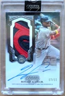 2023 Topps Dynasty Auto Patches Design Variation #DAPBRA1 Ronald Acuna Jr. #7/10
