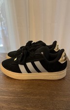adidas women Grand Court Alpha Shoes Black Blue 7