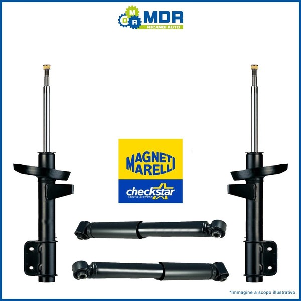Set 4 StoßDäMpfer Vorderseite + Heck Magneti Marelli FüR Fiat 500 07- >-image
