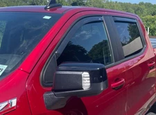 AVS 194805 In-Channel Rain Guards for 2019-2024 Silverado & GMC Sierra Crew Cab