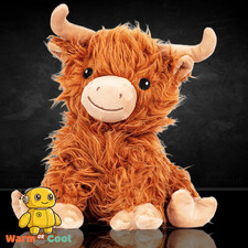 Highland Cow Plush Toy - Microwavable Lavender Scented Warm Pal