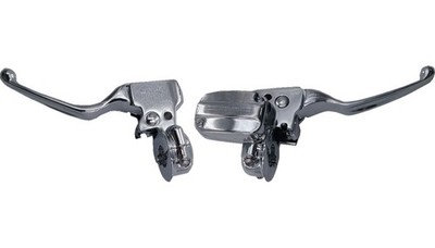 Drag Specialties Bremsen/Mechanisches Kupplungssteuerungs-Kit Chrom #0610-2249