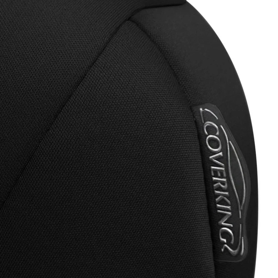 For Toyota 4Runner 03-09 Coverking Neosupreme 2nd Row Black Custom Seat Covers Foto 4 de 4