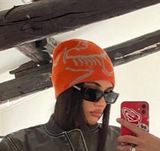 Arc'teryx Bird Head Toque Beanie Orange Wool Knit Unisex Winter Ski Hat NWT HOT