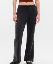 Athleta Mid Rise Seasoft Pants Pintuck Black ...