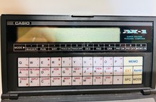 Vintage Casio Super College AX-1 Pocket Computer Tested Working w/ Box Manuals