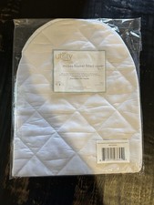Utility by Tadpoles Moses Basket Fitted Cover 30  x 12  White NEW