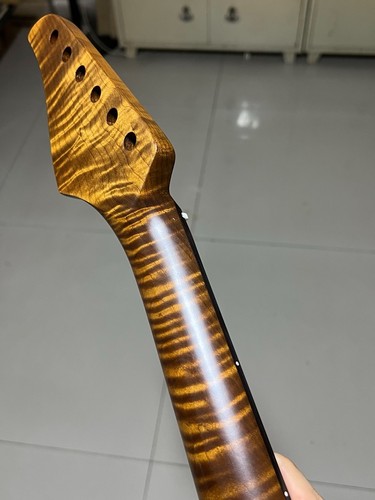 5A Acciaio Inox22frets Suhr Arrosto Fiamma Acero Chitarra Elettrica Collo Palissandro - Foto 2 di 6