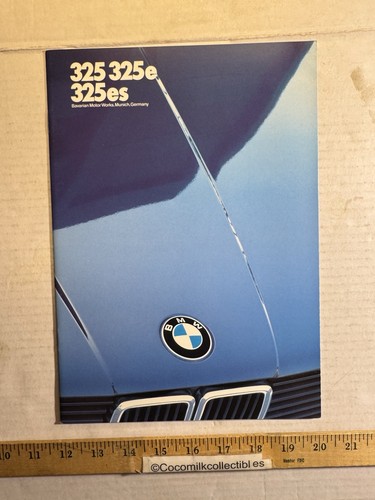 Vintage 1987 BMW 325 325e 325es Bavarian Motor Works Sales Brochure