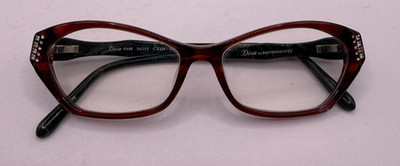 DIVA BY EASTERN STATES FRAMES ONLY EYEGLASSES 5448 C.CQ4 RED 54-15-143
